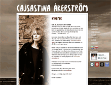 Tablet Screenshot of cajsastina.se